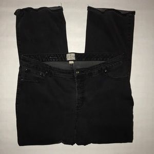 St. John’s bay black jeans bootcut